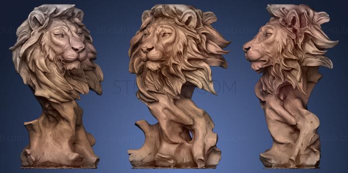 3D model Lion head (STL)